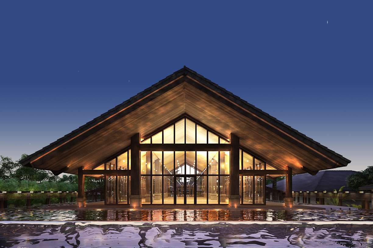 Golf clubhouse in Hanoi