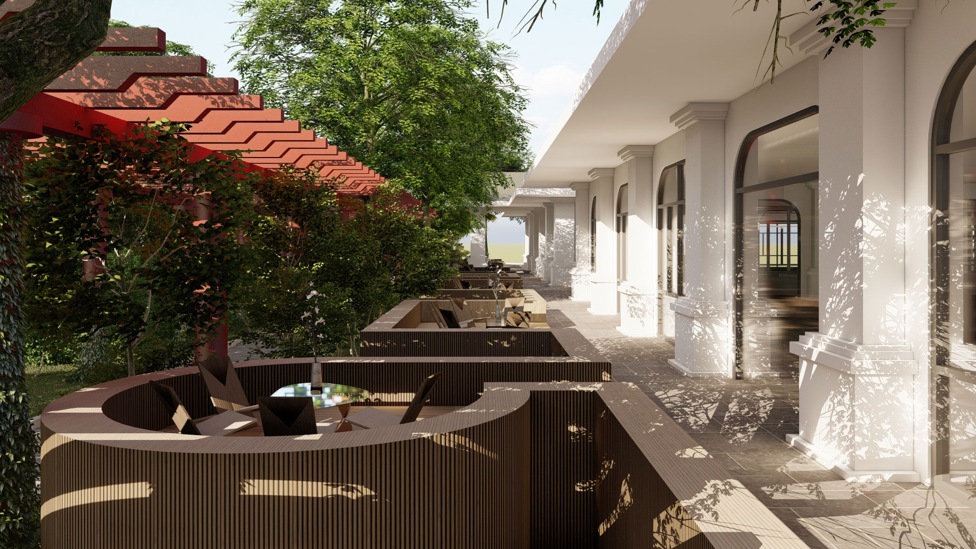 Gardens in Bali town